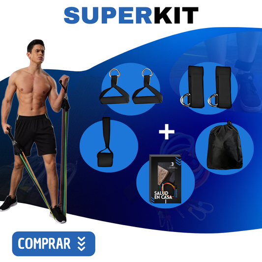 (PROMOCION) + 🎯🔥 Oferta Exclusiva: SUPER KIT 11 PIEZAS -  Juego de  Bandas elásticas de Resistencia + 3 REGALOS