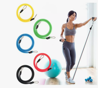 (PROMOCION) + 🎯🔥 Oferta Exclusiva: SUPER KIT 11 PIEZAS -  Juego de  Bandas elásticas de Resistencia + 3 REGALOS