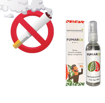 Fumarex® - Spray Natural para Dejar De Fumar 🚭